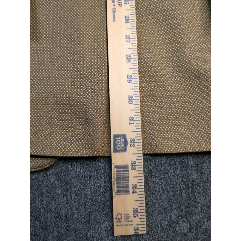 Corbin William Kurtz Mens 46R Blazer Sport Coat Tan Brown Wool Blend 2 Button - Picture 12 of 12